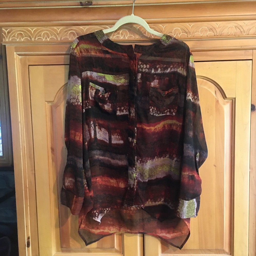 Democracy fall blouse LG
